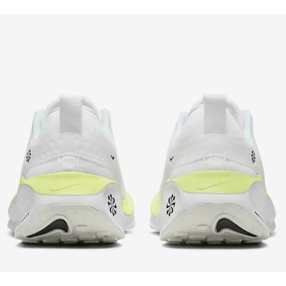 Nike InfinityRN 4 White/Yellow Volt Mens Marathon Running 2023 Shoes NEW main image 7